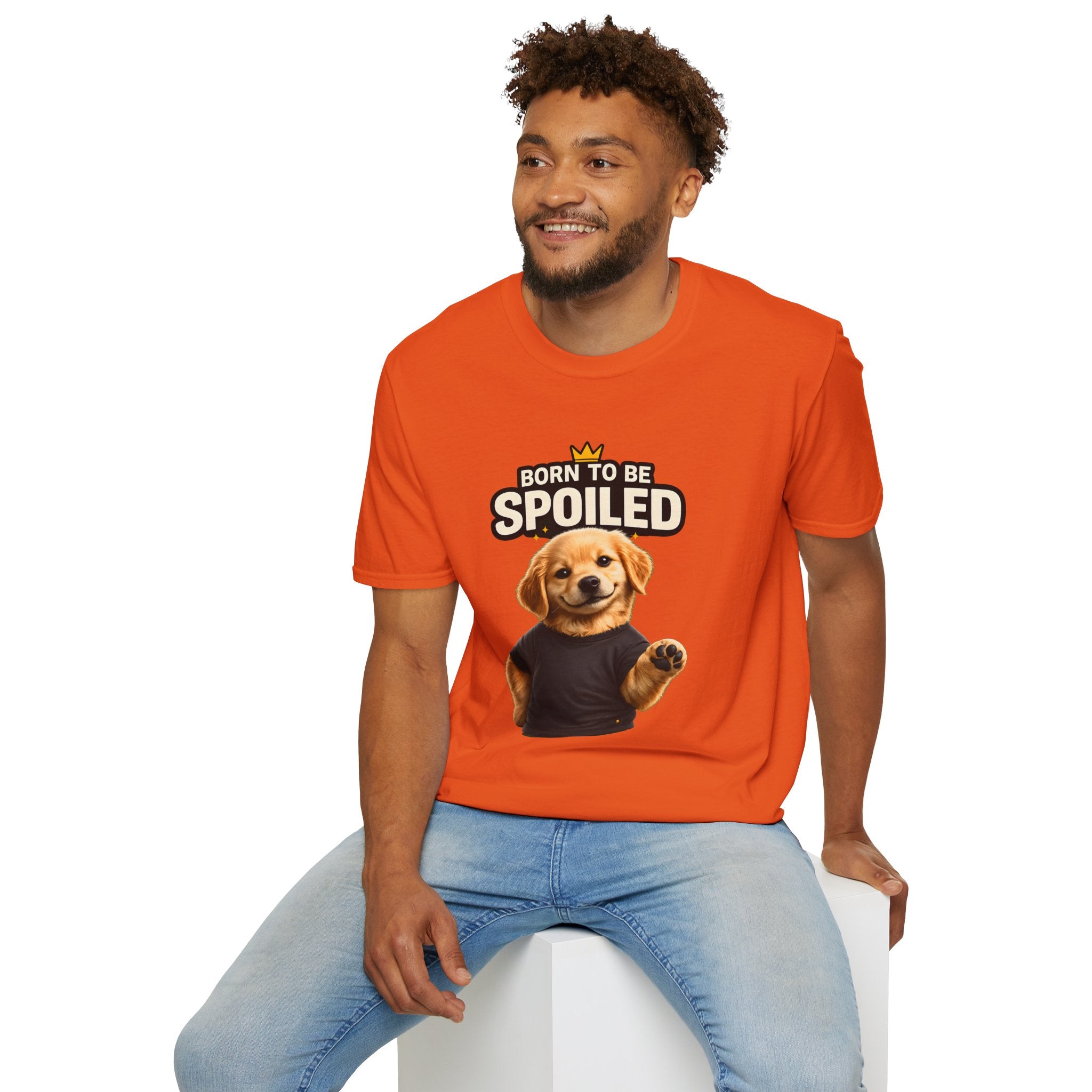 Born to Be Spoiled Puppy T-Shirt | Cute Dog Graphic Tee