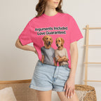 Arguments Included, Love Guaranteed – Funny Couple T-Shirt | Matching Relationship Tee (Unisex)