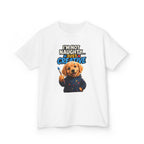 I'm Not Naughty Just Creative Kids T-Shirt | Puppy Artist Paintbrush