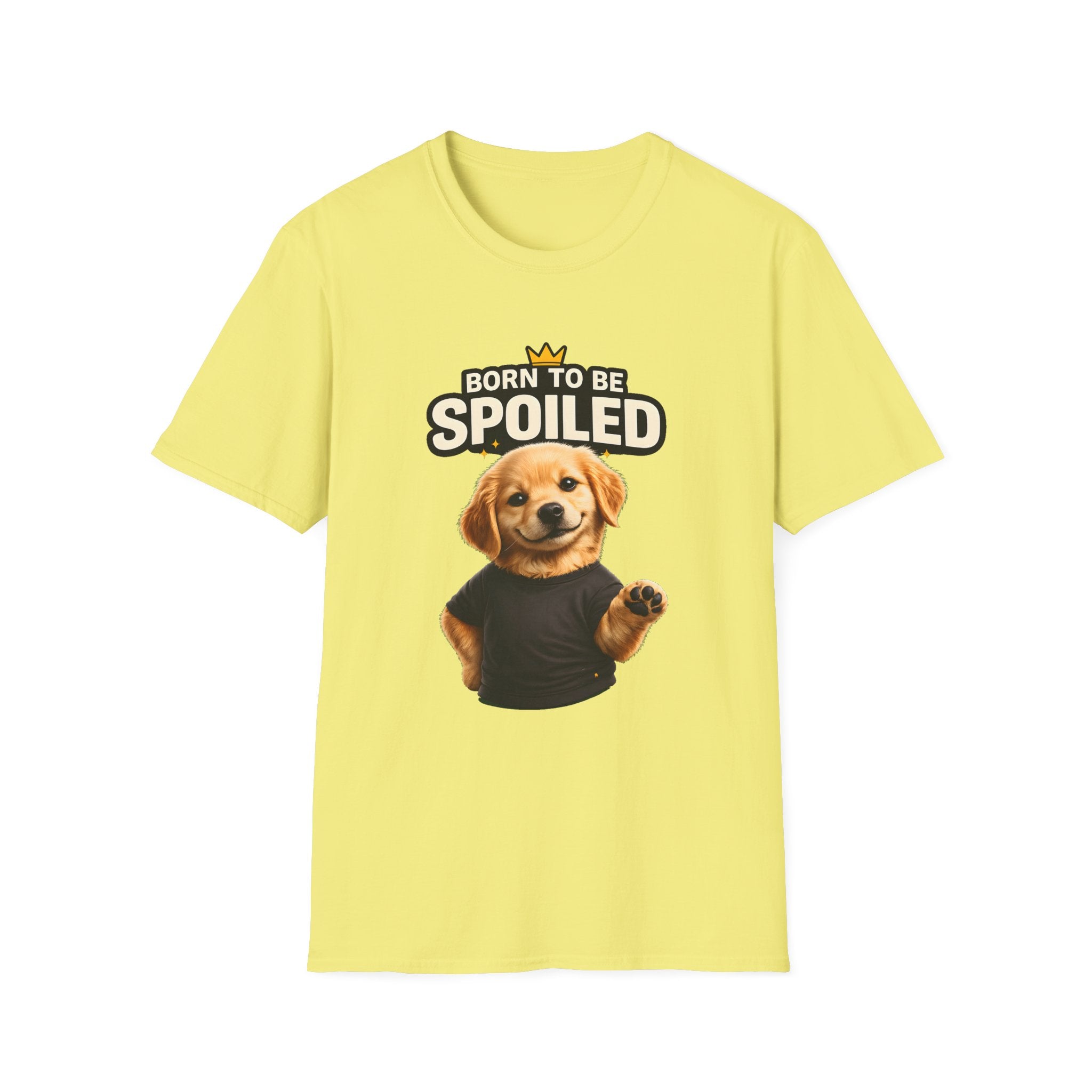 Born to Be Spoiled Puppy T-Shirt | Cute Dog Graphic Tee