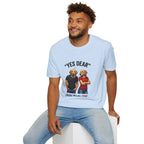 Yes Dear T-Shirt — Funny Golden Retriever Couple Tee ("Auto Mode ON")