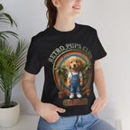 Retro Pups Club Tee – Vintage Puppy Graphic T-Shirt (Est. 2024)
