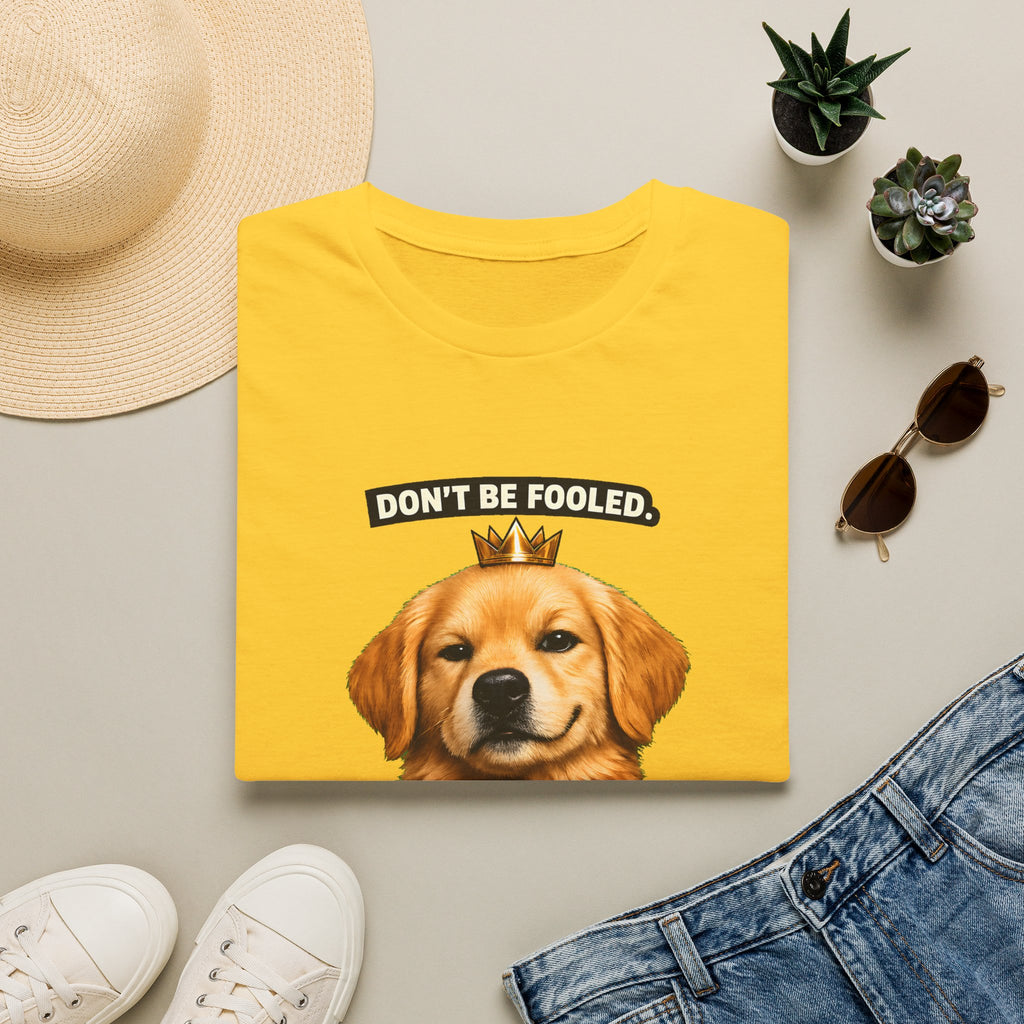 Golden Retriever 'I'm the Boss' T-Shirt | Dog Crown Design