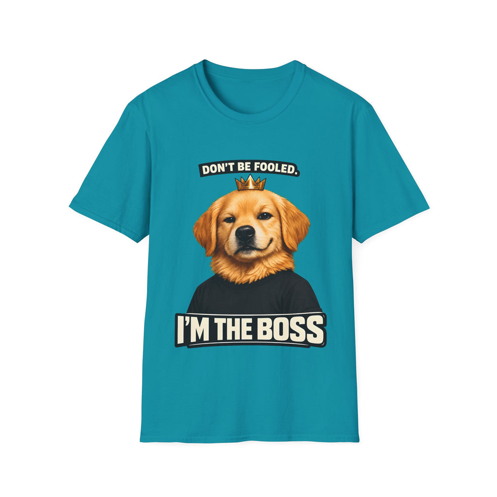 Don’t Be Fooled, I’m The Boss – Funny Dog T-Shirt | Cute Boss Puppy Tee (Unisex)