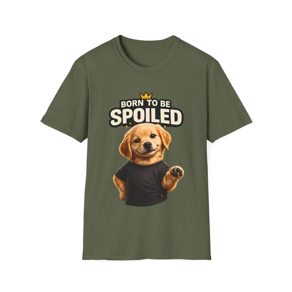 Born To Be Spoiled – Cute Dog T-Shirt | Funny Puppy Lover Gift Tee (Unisex)