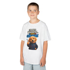 I'm Not Naughty Just Creative Kids T-Shirt | Puppy Artist Paintbrush