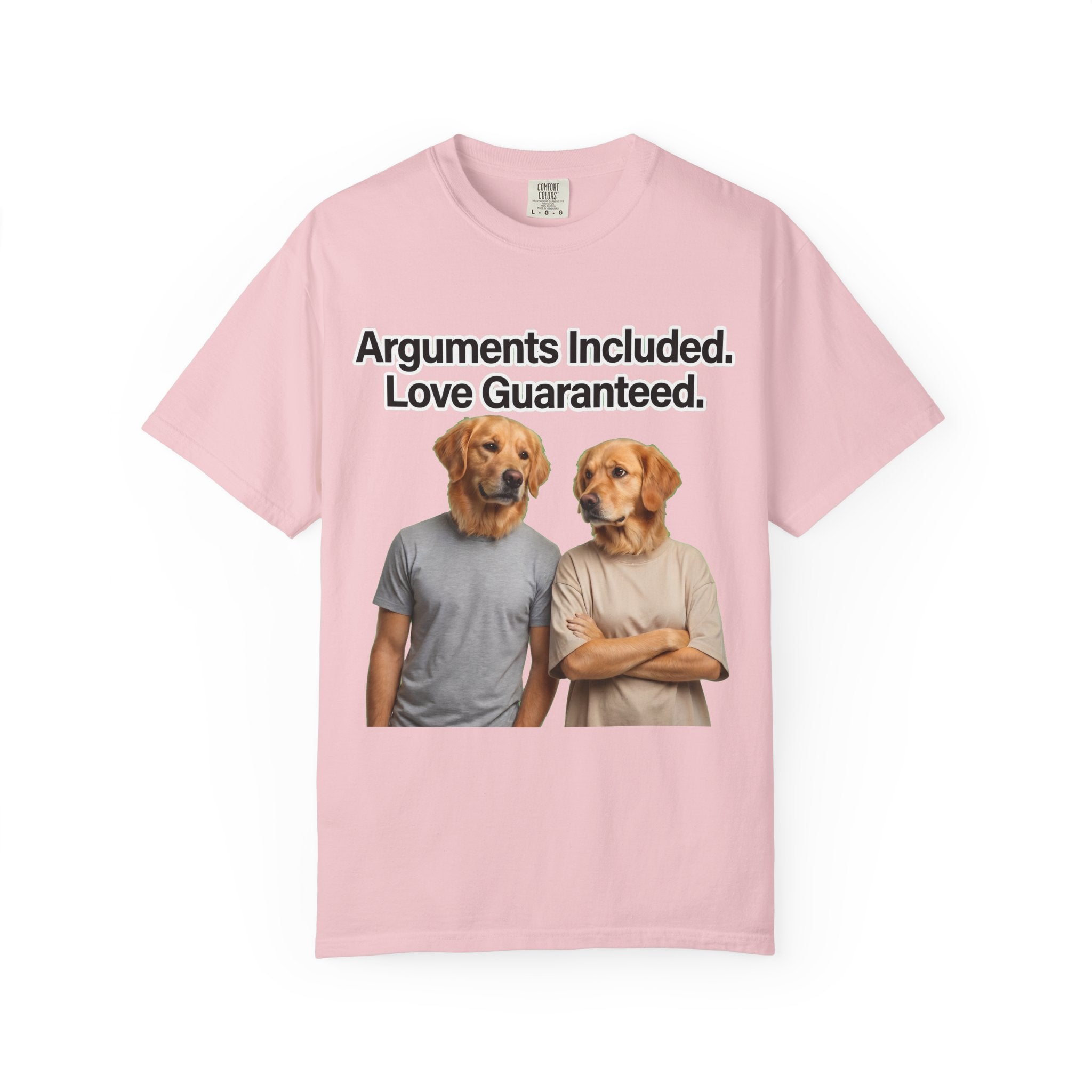 Arguments Included, Love Guaranteed – Funny Couple T-Shirt | Matching Relationship Tee (Unisex)