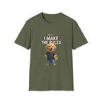 I Make the Rules Dog Graphic Tee | Golden Retriever Puppy Shirt