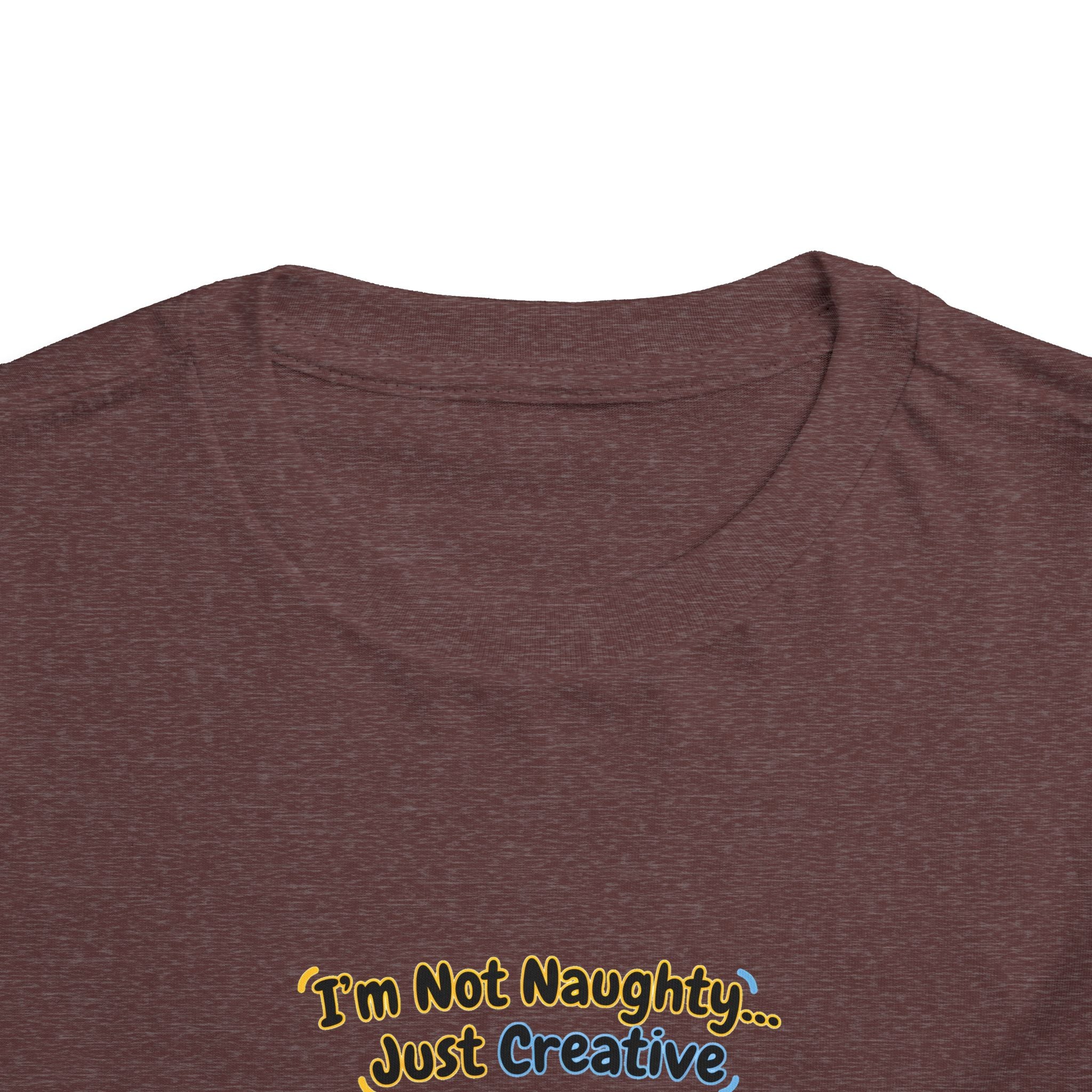 I’m Not Naughty… Just Creative – Cute Puppy T-Shirt | Funny Artist Dog Tee (Unisex)