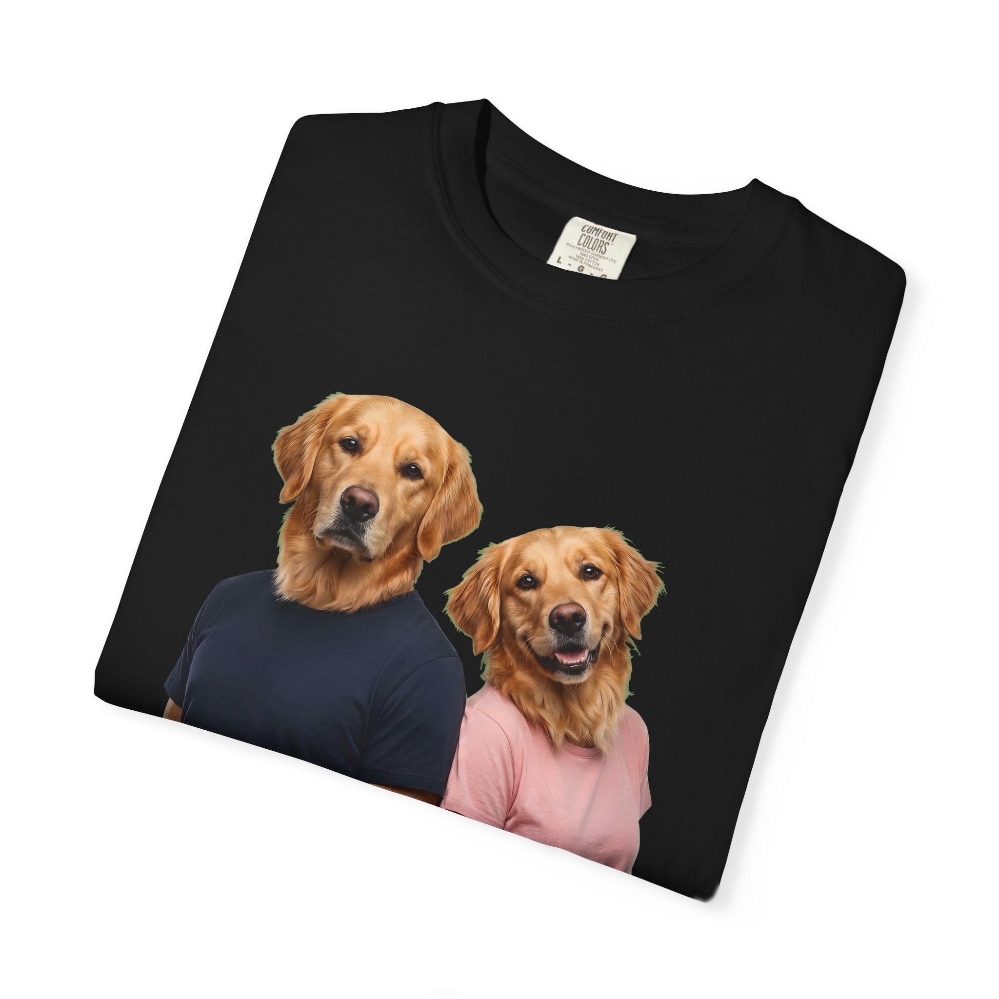 Two Different Minds, One Crazy Life – Funny Couple T-Shirt | Matching Dog Tee (Unisex)