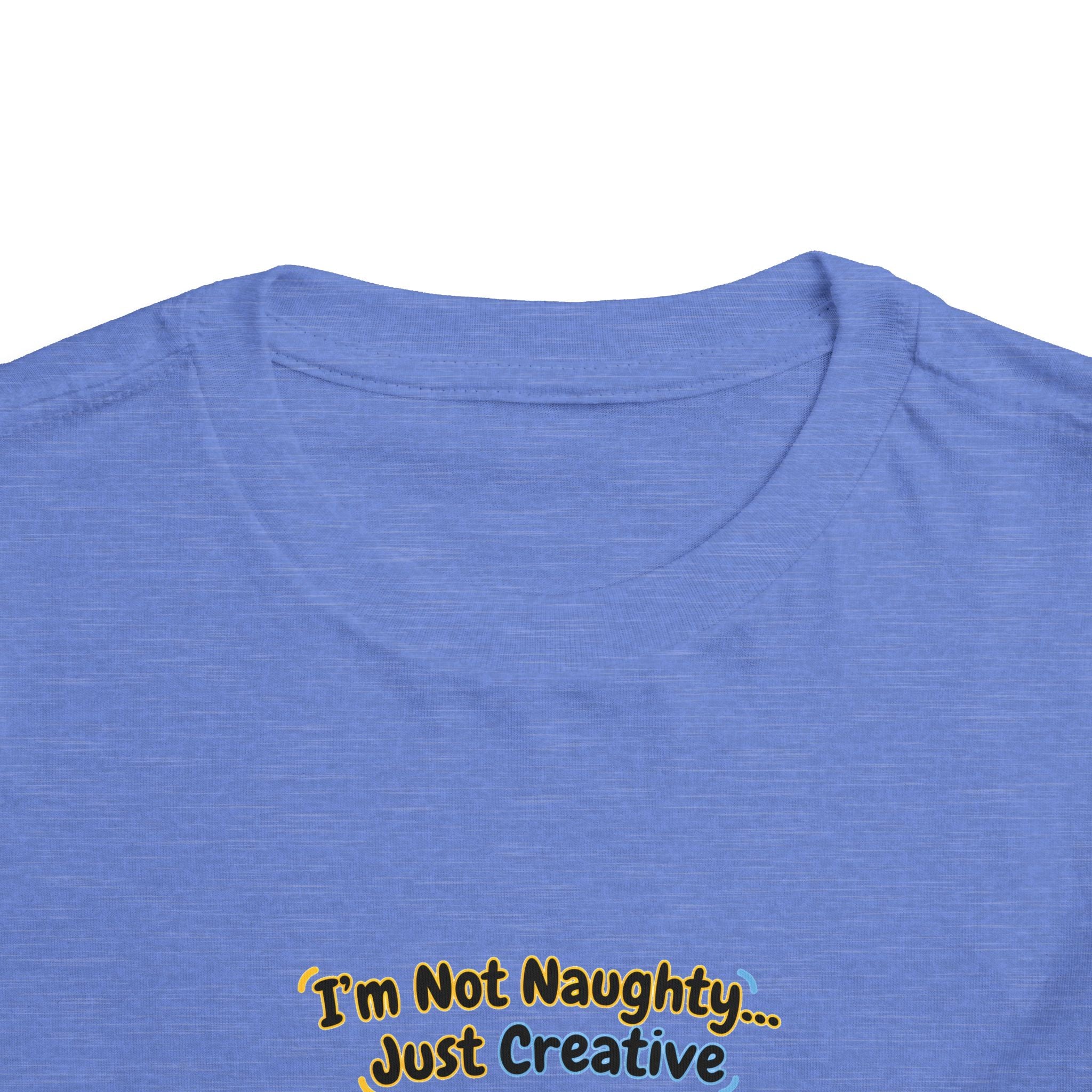 I’m Not Naughty… Just Creative – Cute Puppy T-Shirt | Funny Artist Dog Tee (Unisex)