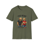 Yes Dear T-Shirt — Funny Golden Retriever Couple Tee ("Auto Mode ON")
