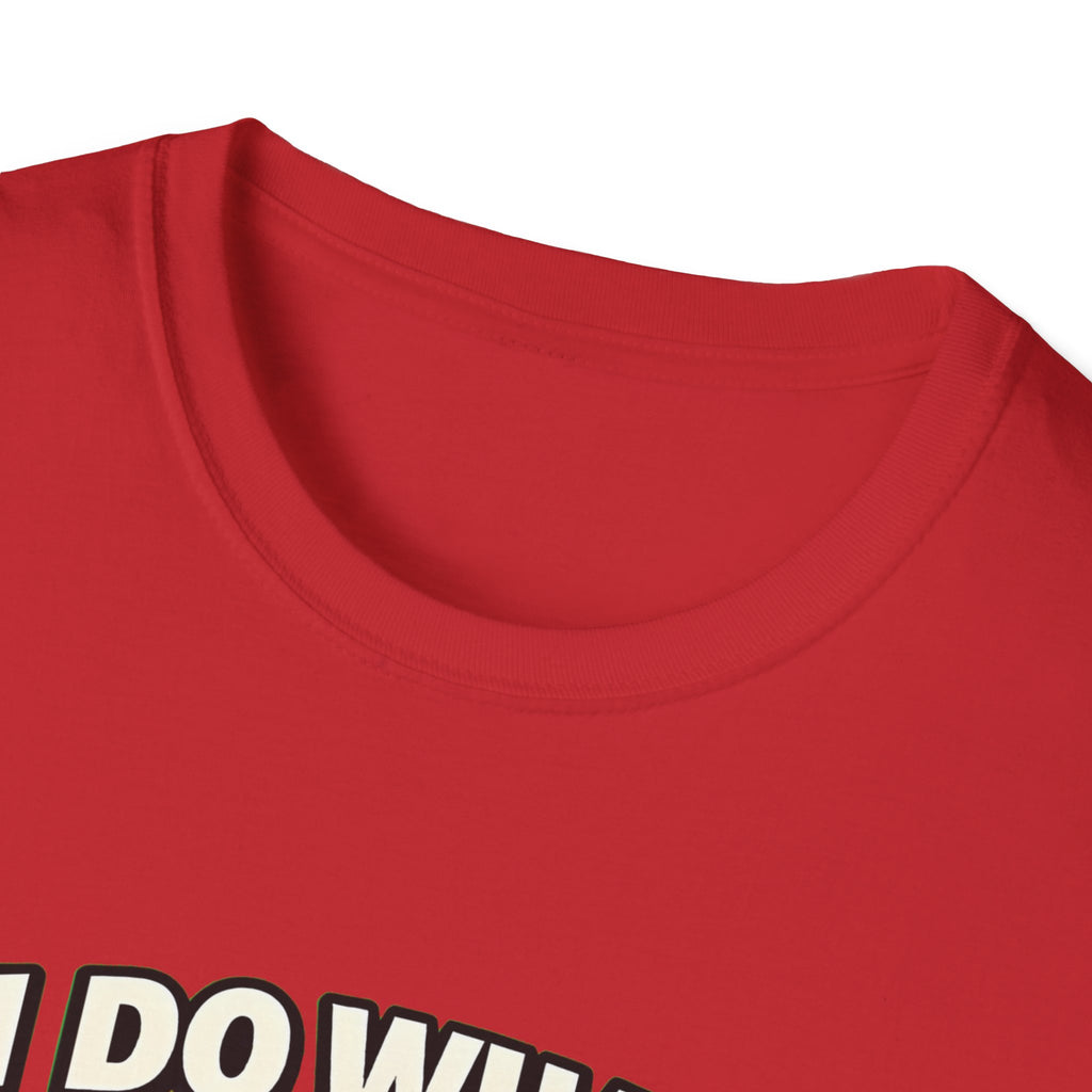 I Do What I Want – Funny Dog Attitude T-Shirt | Cute Golden Puppy Tee (Unisex)
