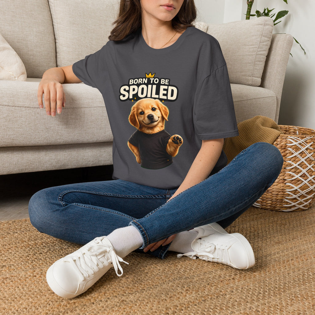Born to Be Spoiled Puppy T-Shirt | Cute Dog Graphic Tee