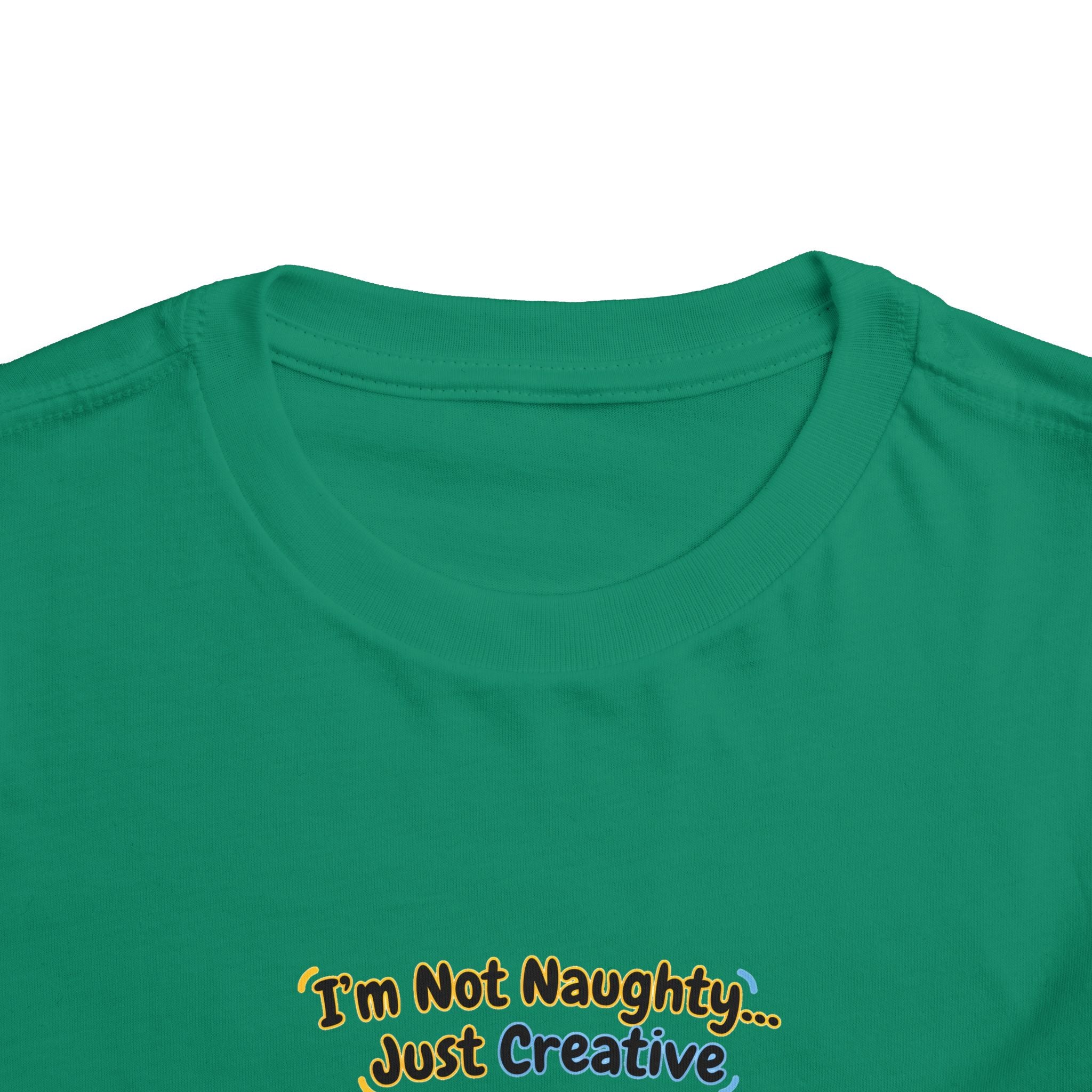 I’m Not Naughty… Just Creative – Cute Puppy T-Shirt | Funny Artist Dog Tee (Unisex)