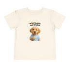 I'm Not Naughty Just Creative Puppy Tee | Cute Labrador Puppy Toddler Shirt