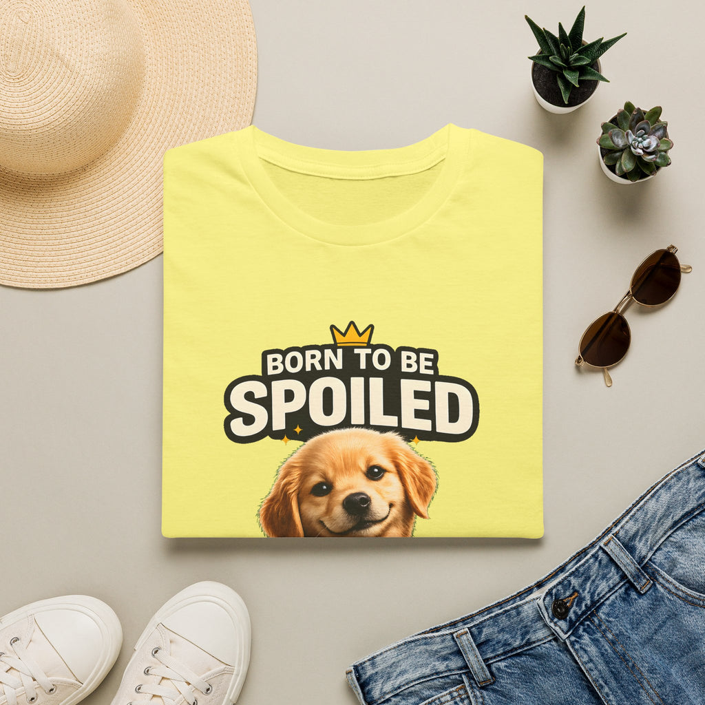 Born to Be Spoiled Puppy T-Shirt | Cute Dog Graphic Tee