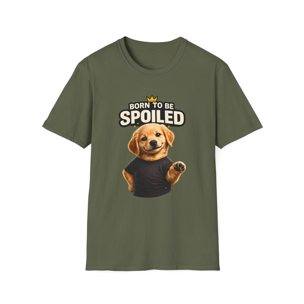Born to Be Spoiled Puppy T-Shirt | Cute Dog Graphic Tee