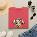 I Make the Rules Dog Graphic Tee | Golden Retriever Puppy Shirt