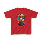 I'm Not Naughty Just Creative Kids T-Shirt | Puppy Artist Paintbrush