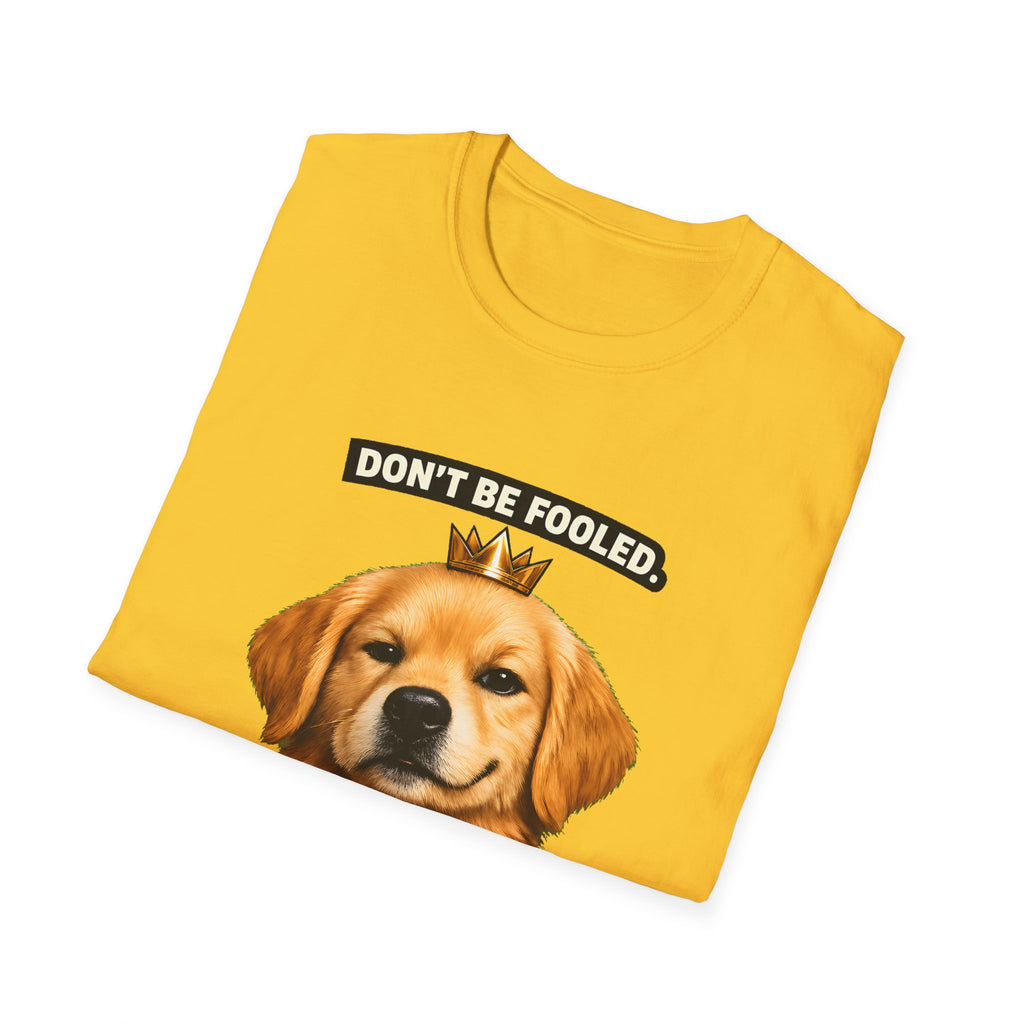 Don’t Be Fooled, I’m The Boss – Funny Dog T-Shirt | Cute Boss Puppy Tee (Unisex)