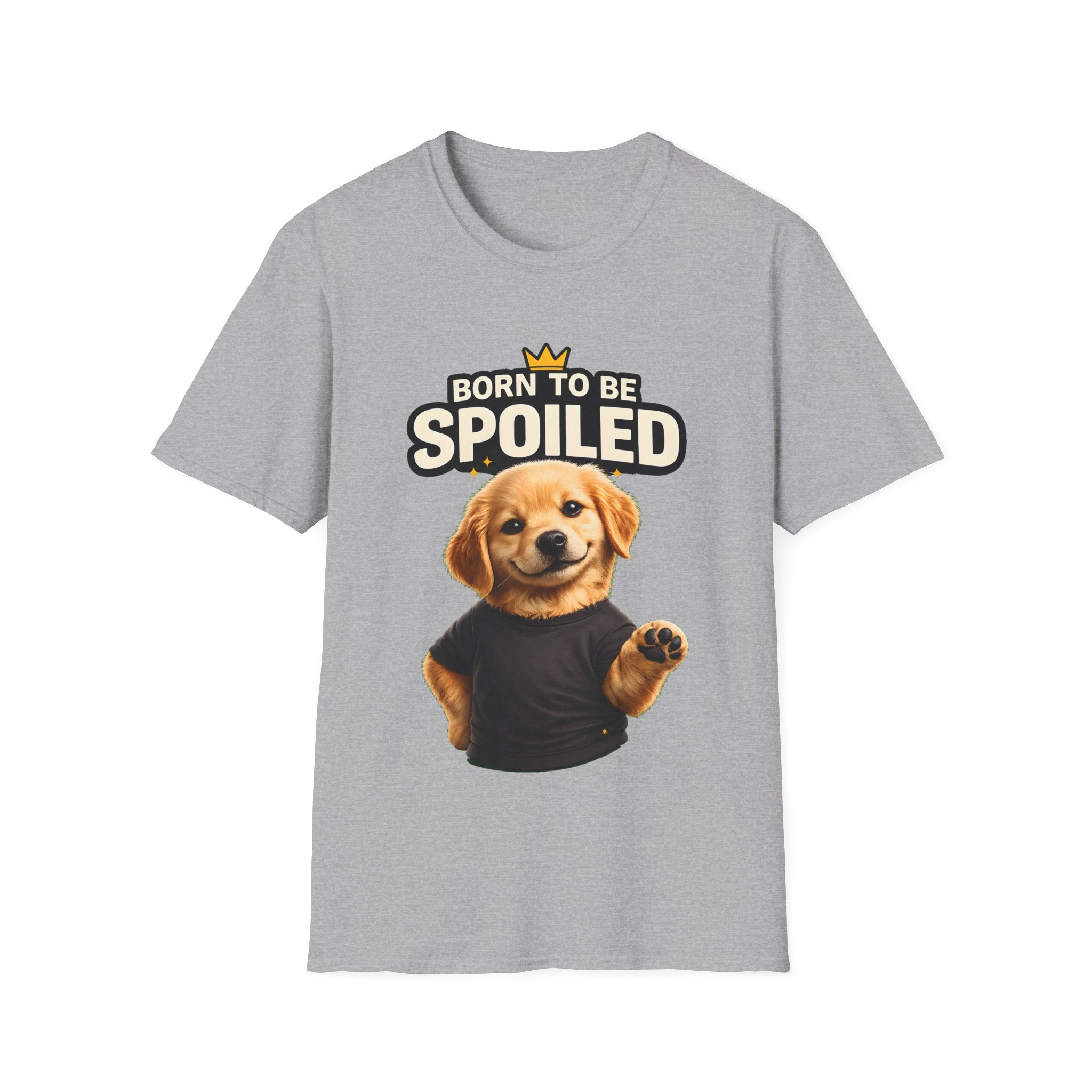 Born To Be Spoiled – Cute Dog T-Shirt | Funny Puppy Lover Gift Tee (Unisex)
