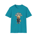 I Make the Rules Dog Graphic Tee | Golden Retriever Puppy Shirt