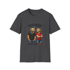 Yes Dear T-Shirt — Funny Golden Retriever Couple Tee ("Auto Mode ON")