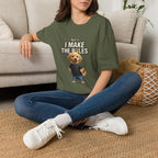I Make the Rules Dog Graphic Tee | Golden Retriever Puppy Shirt