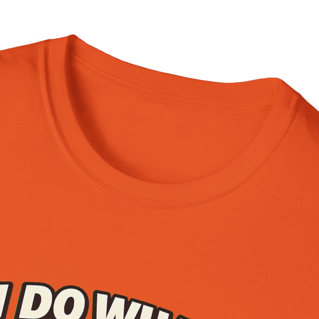I Do What I Want – Funny Dog Attitude T-Shirt | Cute Golden Puppy Tee (Unisex)