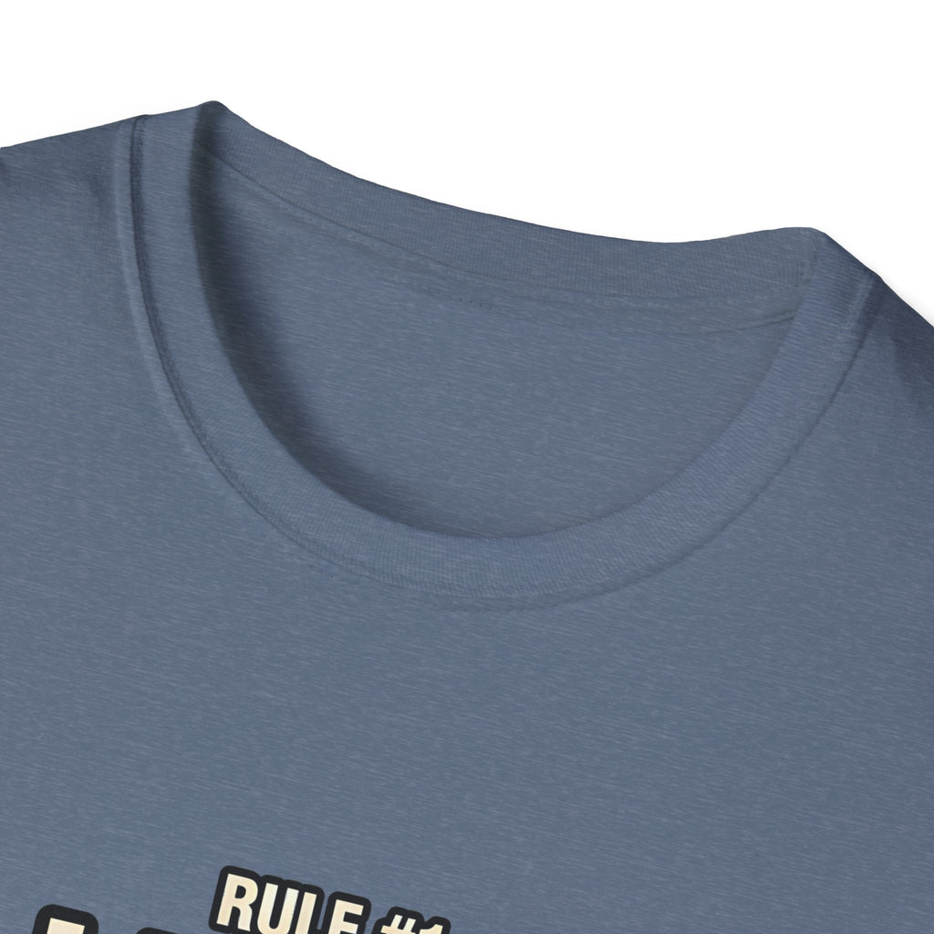 Rule #1 I Make The Rules – Funny Dog T-Shirt | Cute Boss Puppy Graphic Tee (Unisex)