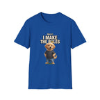 I Make the Rules Dog Graphic Tee | Golden Retriever Puppy Shirt