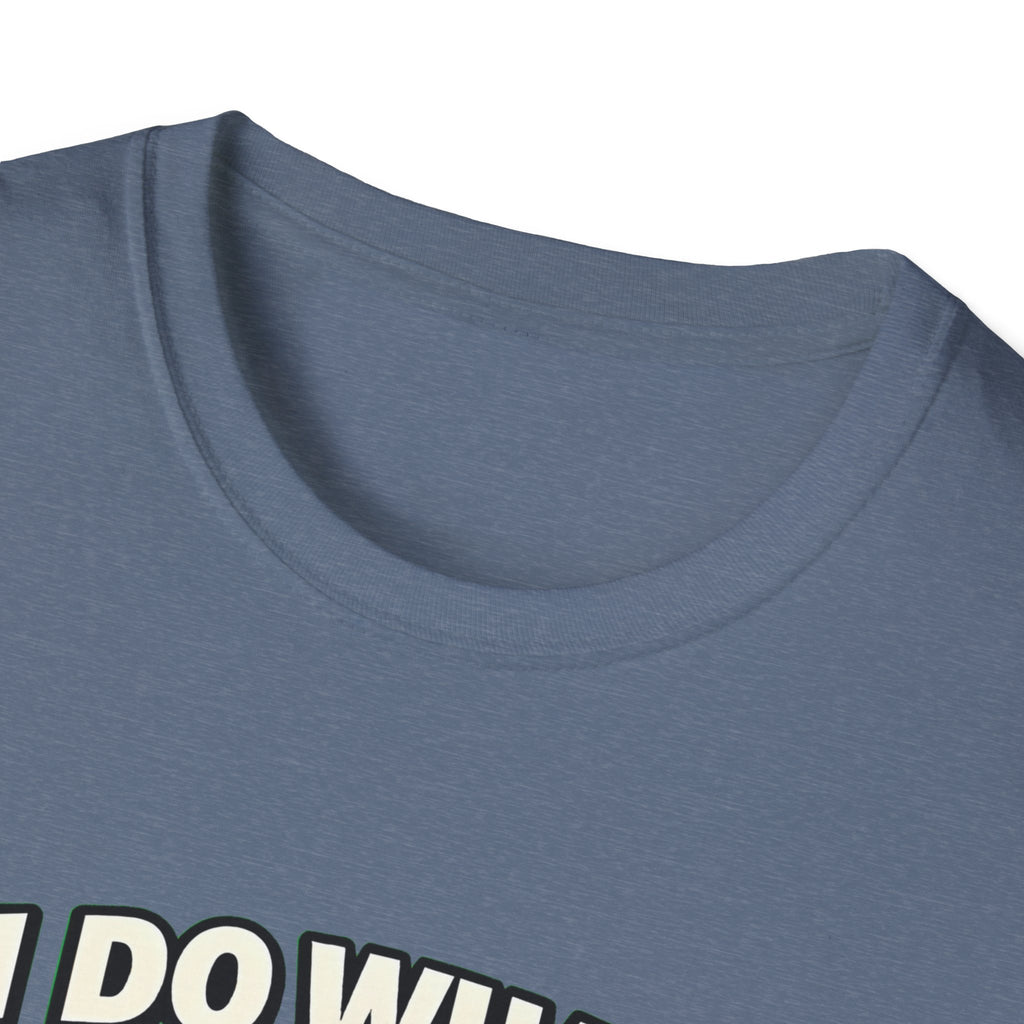 I Do What I Want – Funny Dog Attitude T-Shirt | Cute Golden Puppy Tee (Unisex)