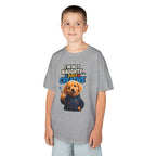 I'm Not Naughty Just Creative Kids T-Shirt | Puppy Artist Paintbrush