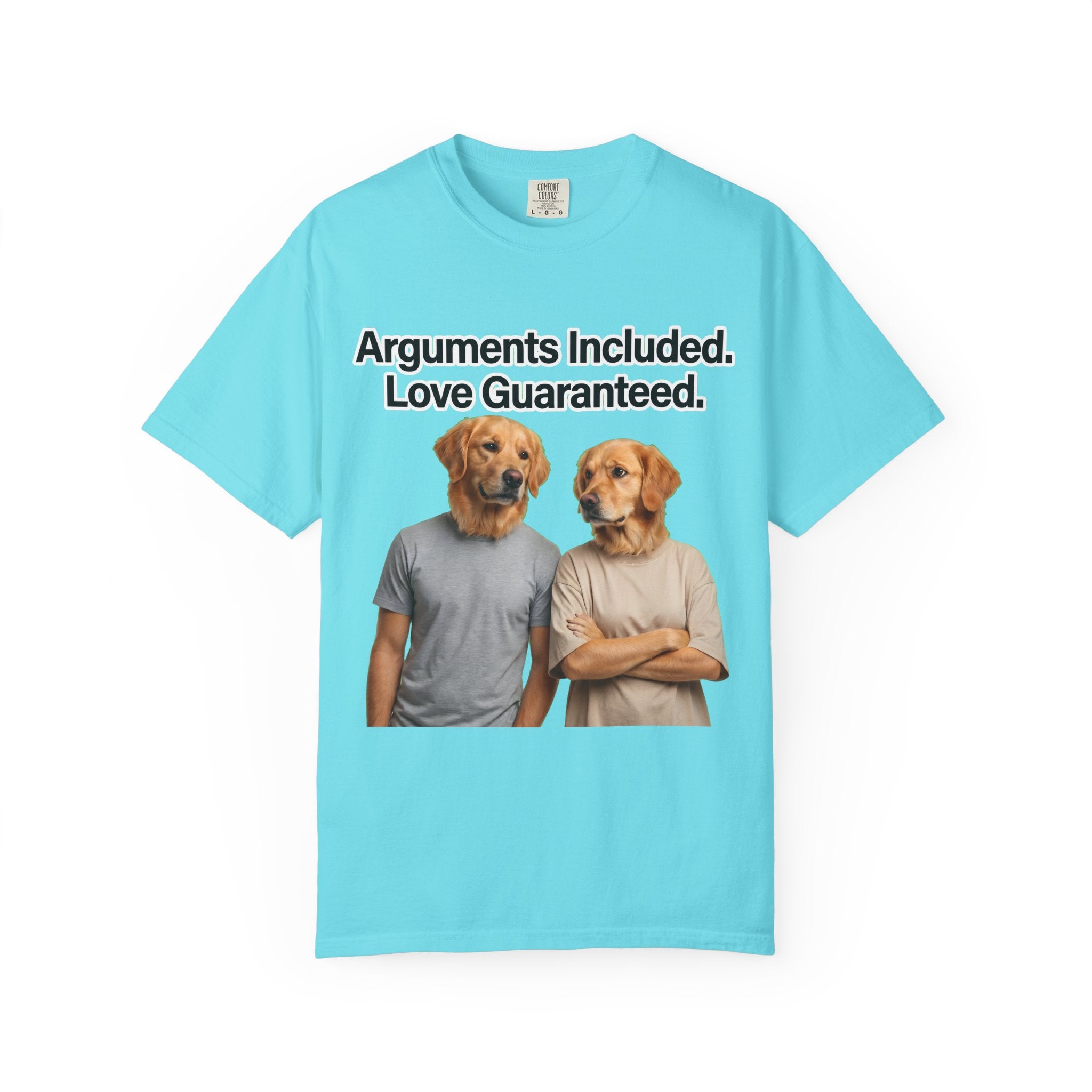 Arguments Included, Love Guaranteed – Funny Couple T-Shirt | Matching Relationship Tee (Unisex)