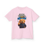 I'm Not Naughty Just Creative Kids T-Shirt | Puppy Artist Paintbrush