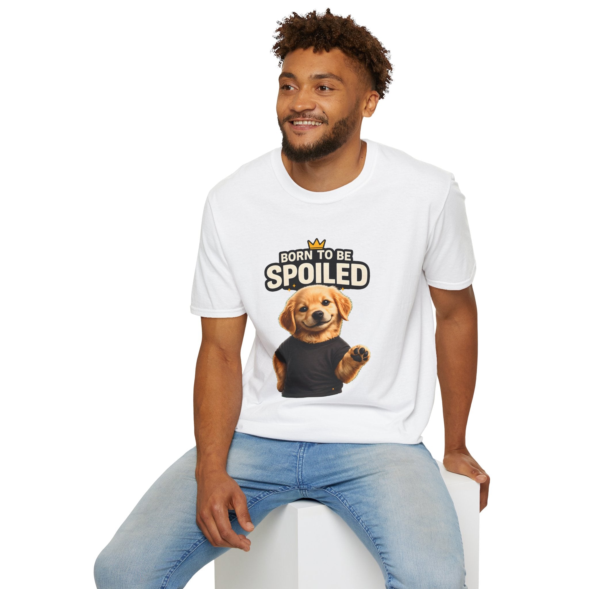 Born to Be Spoiled Puppy T-Shirt | Cute Dog Graphic Tee