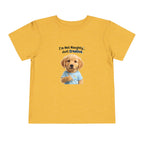 I'm Not Naughty Just Creative Puppy Tee | Cute Labrador Puppy Toddler Shirt
