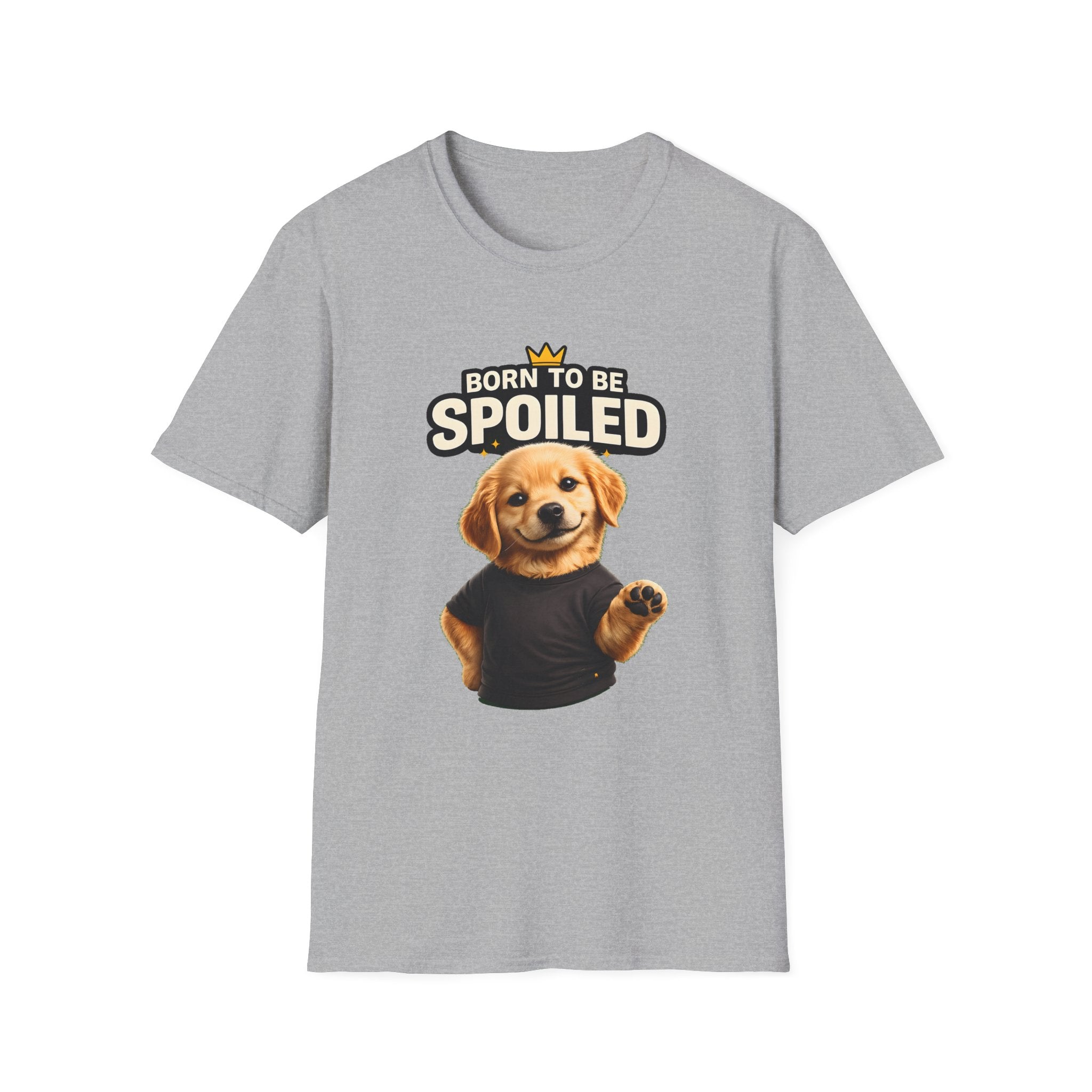 Born to Be Spoiled Puppy T-Shirt | Cute Dog Graphic Tee