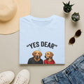 Yes Dear T-Shirt — Funny Golden Retriever Couple Tee ("Auto Mode ON")