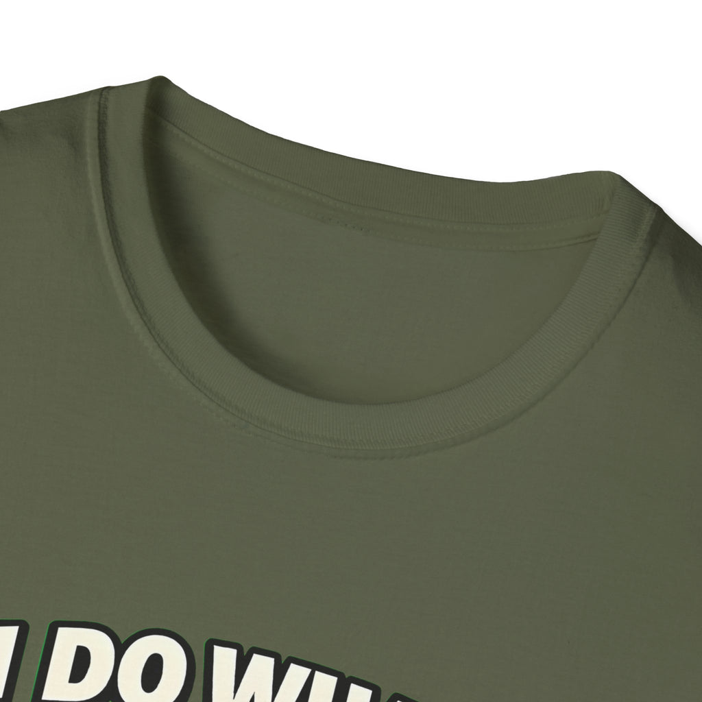 I Do What I Want – Funny Dog Attitude T-Shirt | Cute Golden Puppy Tee (Unisex)