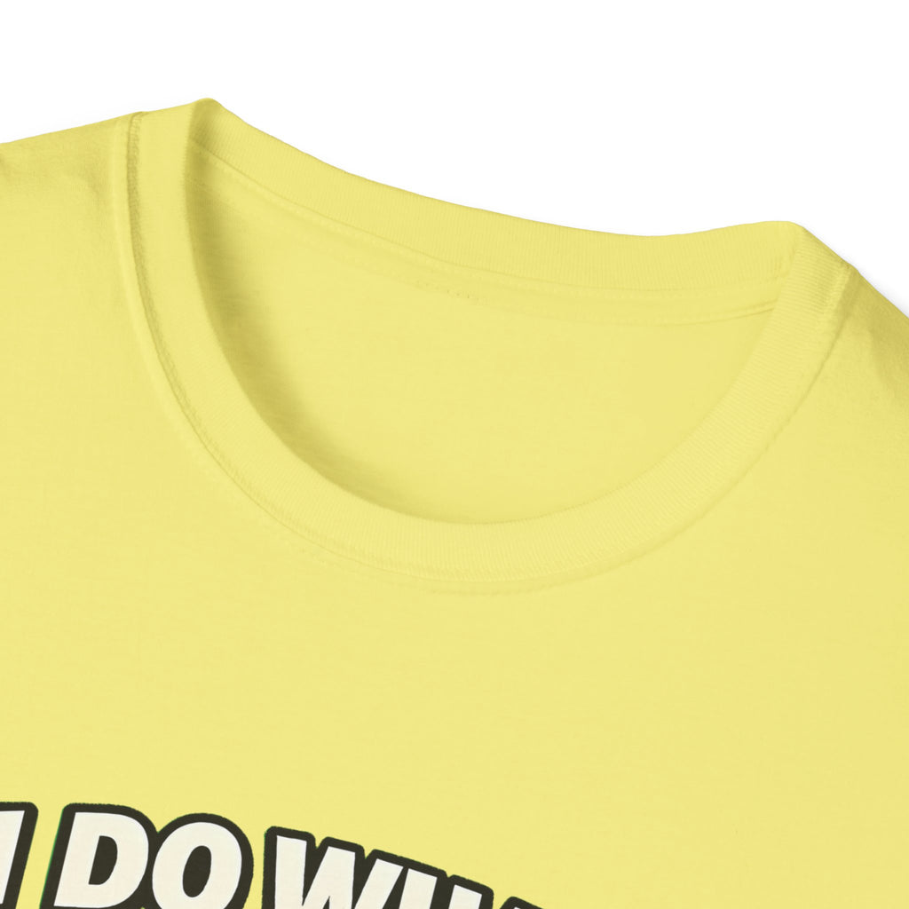 I Do What I Want – Funny Dog Attitude T-Shirt | Cute Golden Puppy Tee (Unisex)