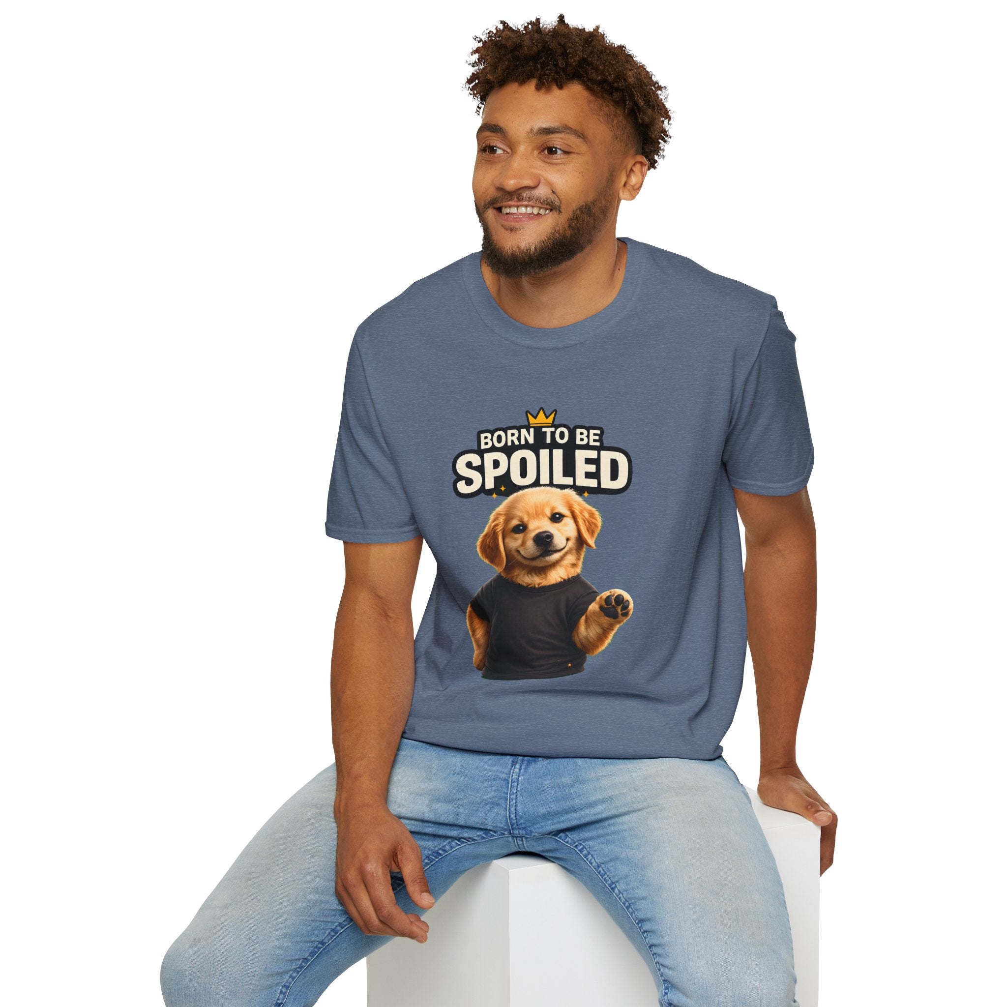 Born to Be Spoiled Puppy T-Shirt | Cute Dog Graphic Tee