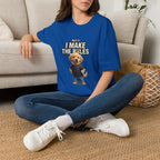I Make the Rules Dog Graphic Tee | Golden Retriever Puppy Shirt