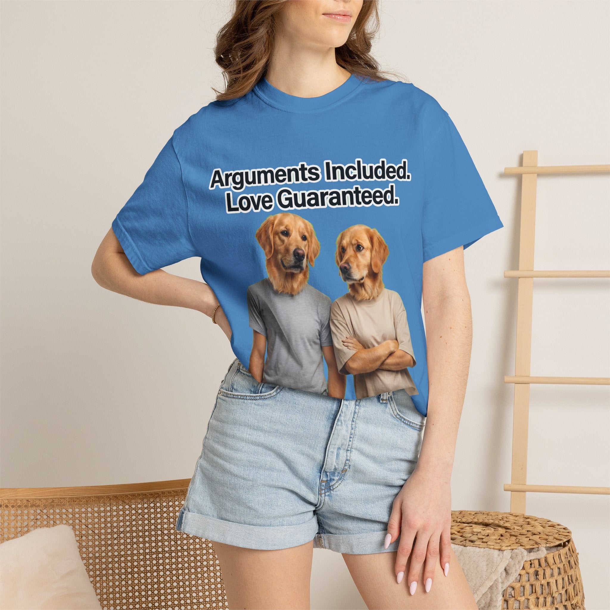 Arguments Included, Love Guaranteed – Funny Couple T-Shirt | Matching Relationship Tee (Unisex)