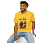 Yes Dear T-Shirt — Funny Golden Retriever Couple Tee ("Auto Mode ON")