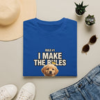 I Make the Rules Dog Graphic Tee | Golden Retriever Puppy Shirt