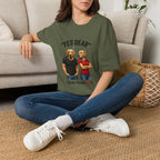 Yes Dear T-Shirt — Funny Golden Retriever Couple Tee ("Auto Mode ON")