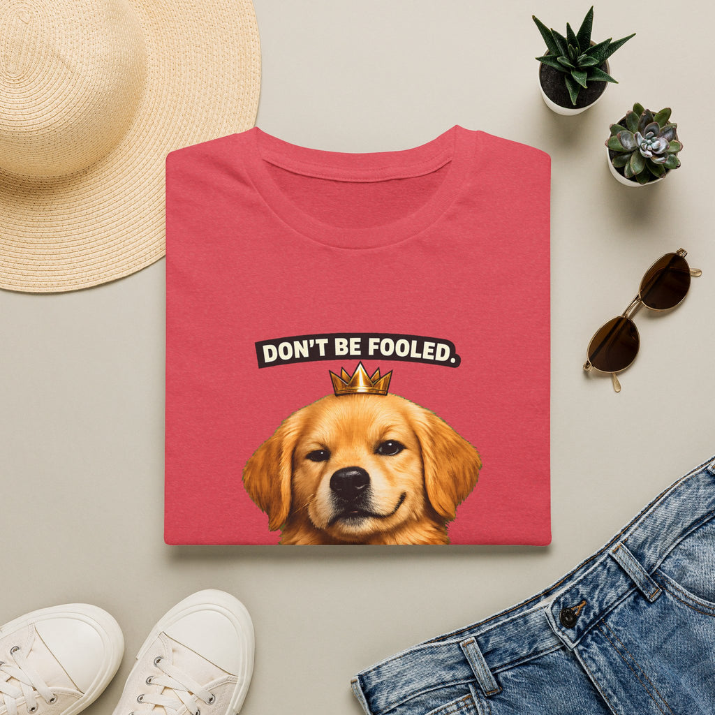 Golden Retriever 'I'm the Boss' T-Shirt | Dog Crown Design