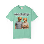 Arguments Included, Love Guaranteed – Funny Couple T-Shirt | Matching Relationship Tee (Unisex)